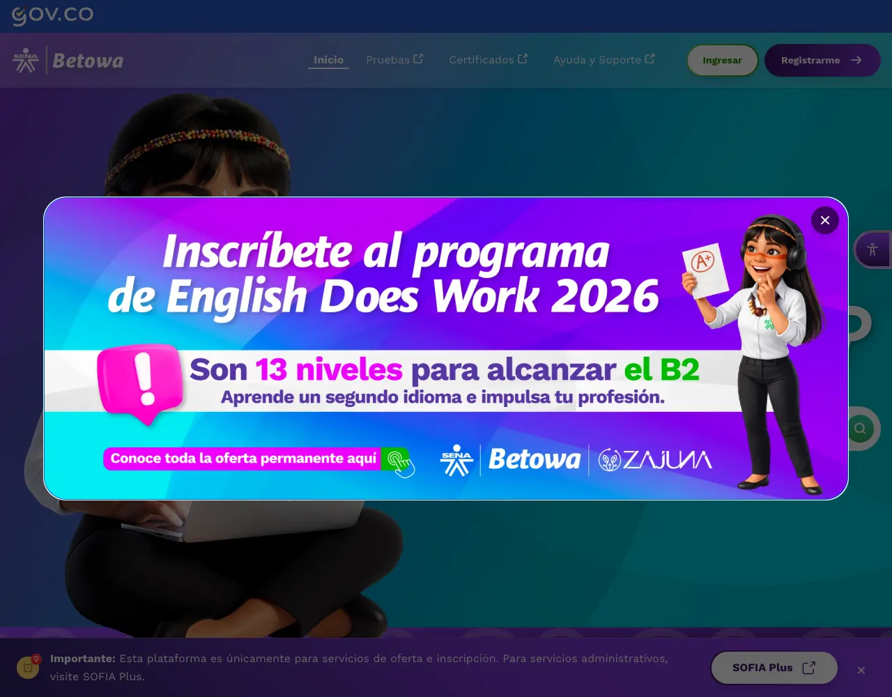 Portal Betowa del SENA